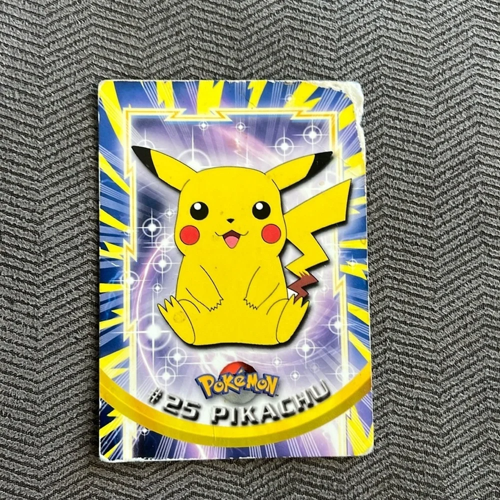 #25 pikachu pokemon character card
